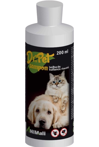 Dr.Pet Bolha És Kullancsriasztó Sampon Kutya, Macska 200ml