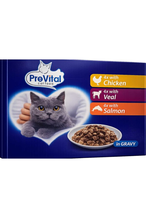 Prevital Tasakos Borjú, Lazac, Csirke (4+4+4) 12*100g